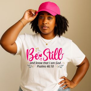 Be still and Know white Tee