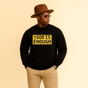God is Enough Black Sweatshirt