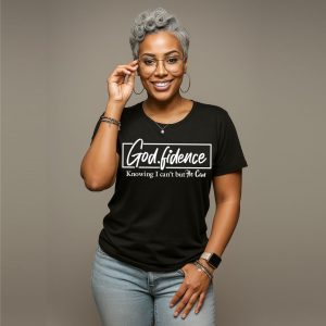 Godfidence Black Tee