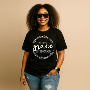 Jesus Paid it all Black Tee