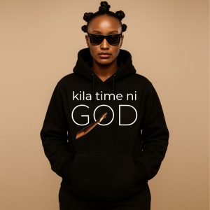 Kila Time Ni God Black Hoodie