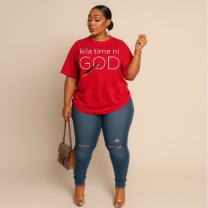 Kila Time Ni God Red Tee