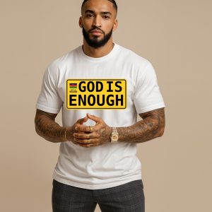 God is Enough White Tee