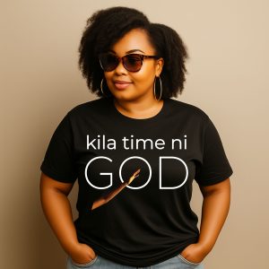 Kila Time Ni God Black Tee